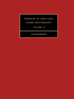 cover image of Progress in Analytical Atomic Spectroscopy, Volume 3